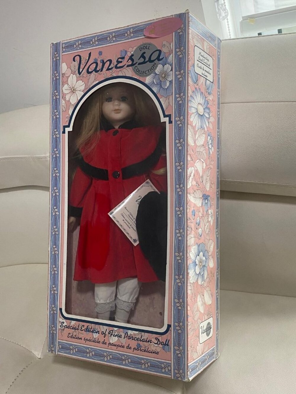 Vanessa Special Edition Fine Porcelain Collector Doll with Original Box